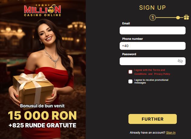 Registrati su Million Casino e ricevi giri gratuiti